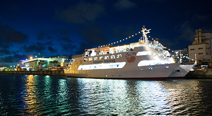 ディナークルーズ貸切プランの流れ