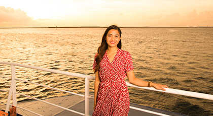 サンセットディナークルーズ クルーズの流れ